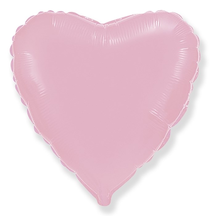 Воздушный шар большое розовое сердце - фото 5004