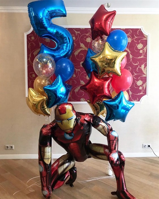 Набор композиции воздушных шаров с персонажем мультфильма на день рождения! - фото 5540