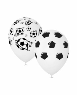 Латексный воздушный шар 30 см "Футбол" - фото 6649