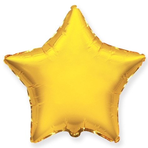 Воздушный шар гигант "Звезда" Золото - фото 7267