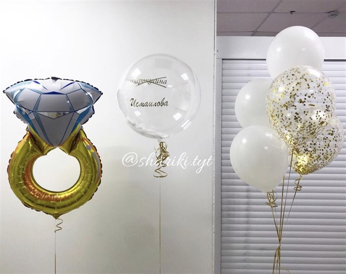 Набор  воздушный шаров  на девичник - фото 7598