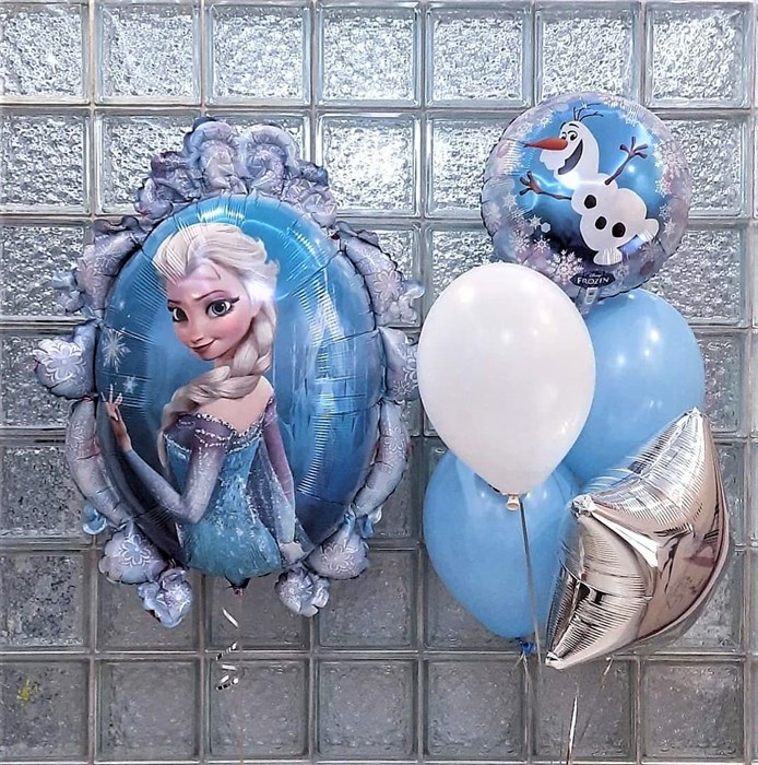 Набор из воздушных шаров "Холодное сердце" для девочки - фото 9420