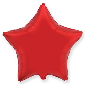 Воздушный шар звезда 46 см "Красный"