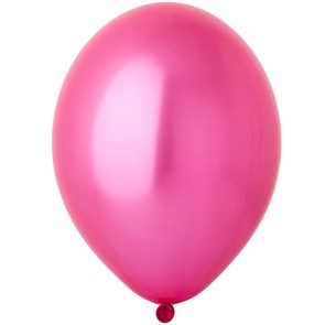 Воздушный шарик 30 см Фуксия металлик