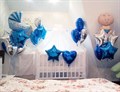 Композиция из фольгированных шаров для выписки из роддома - фото 4570