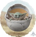 Воздушный шар Круг, Звездные войны, Малыш Йода - фото 7187
