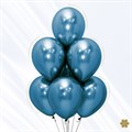 Шар "Зеркальный блеск" Синий 2760