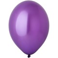 Латексный воздушный шар 30 см Фиолетовый металлик - фото 8511