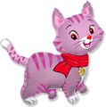 Воздушный шар "любимый котенок" розовый - фото 9859